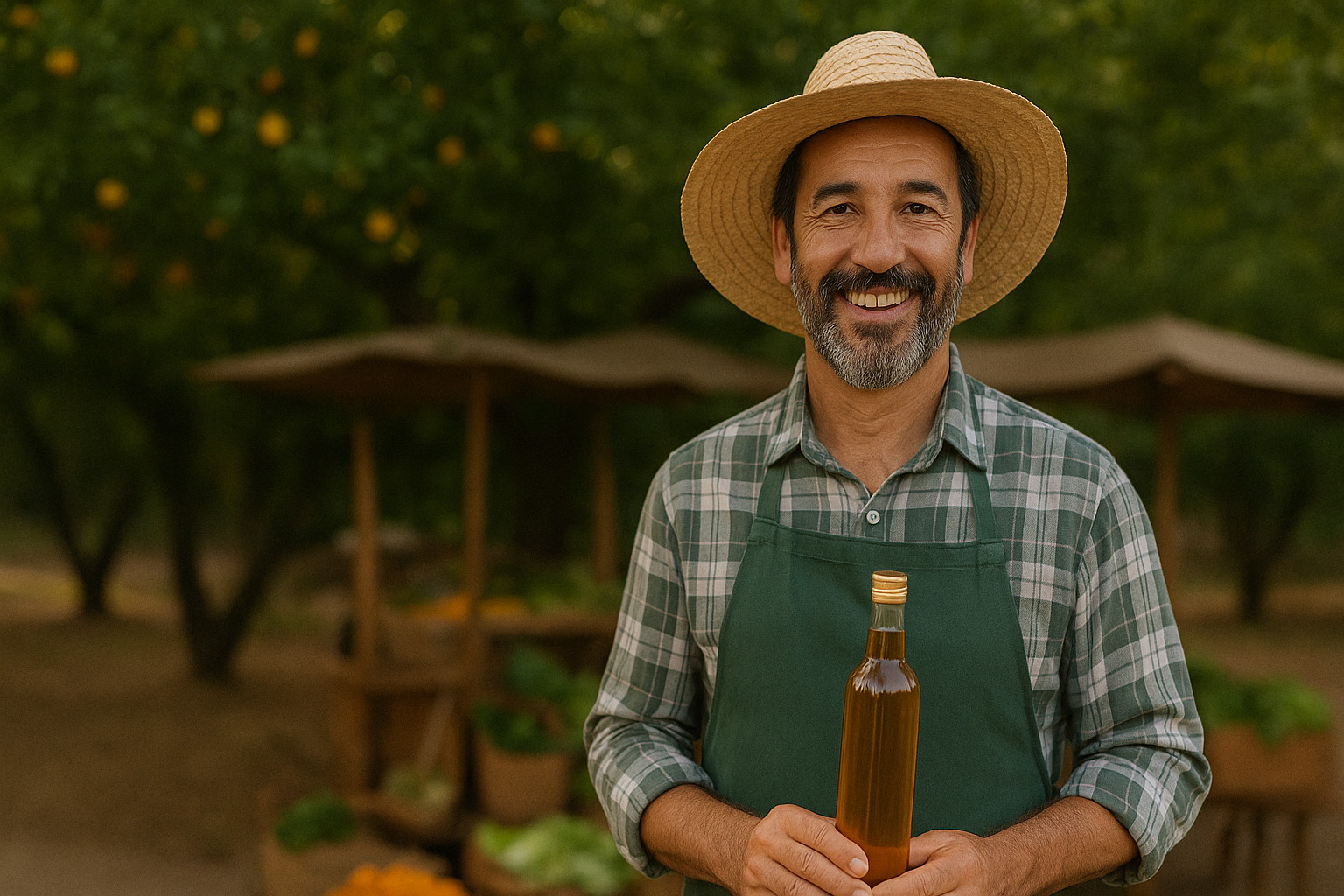 Produtor brasileiro sorrindo